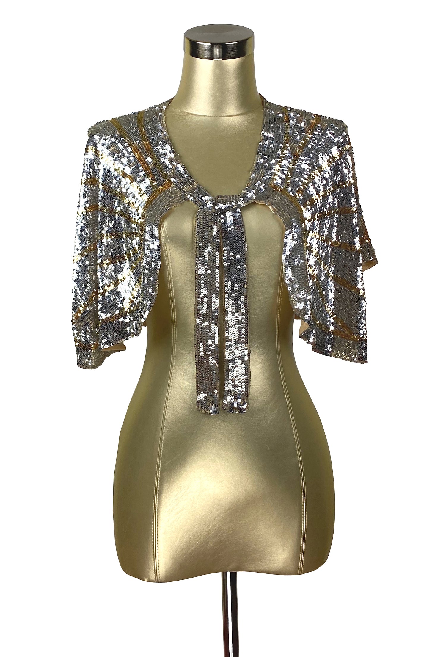 The Hollywood Babylon Luxe Sequin Tie Vintage 1930&