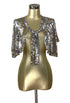The Hollywood Babylon Luxe Sequin Tie Vintage 1930&