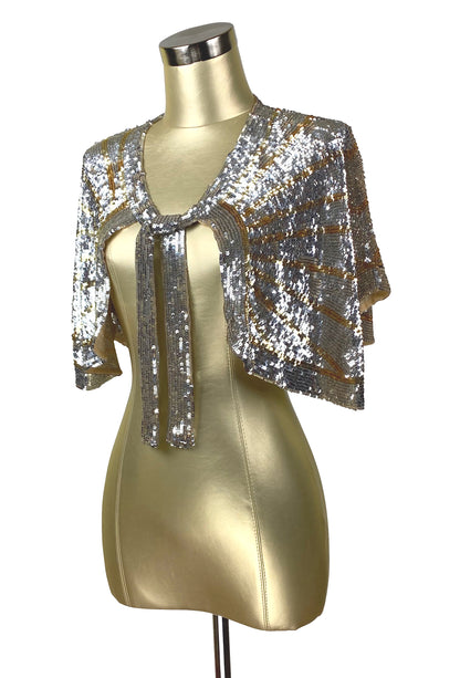The Hollywood Babylon Luxe Sequin Tie Vintage 1930&
