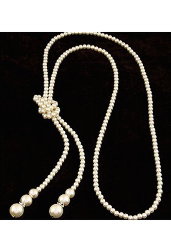 The Tassel Pearl 1920's Flapper Rope Necklace
