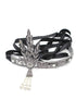 The "Great Gatsby" Flapper Rhinestone Vintage 1920s Daisy Tiara - Hematite Black - The Deco Haus