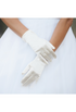 Vintage Style Satin Tea Glove Ivory The Deco Haus