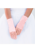 Vintage Style Satin Tea Glove Light Pink The Deco Haus