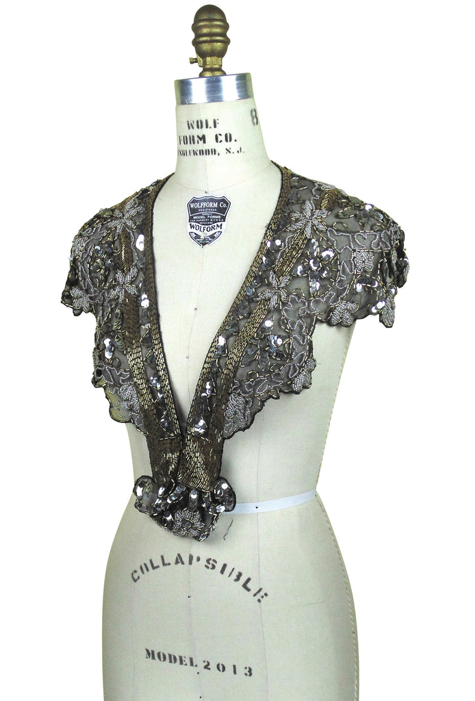 Vintage beaded collar cheap